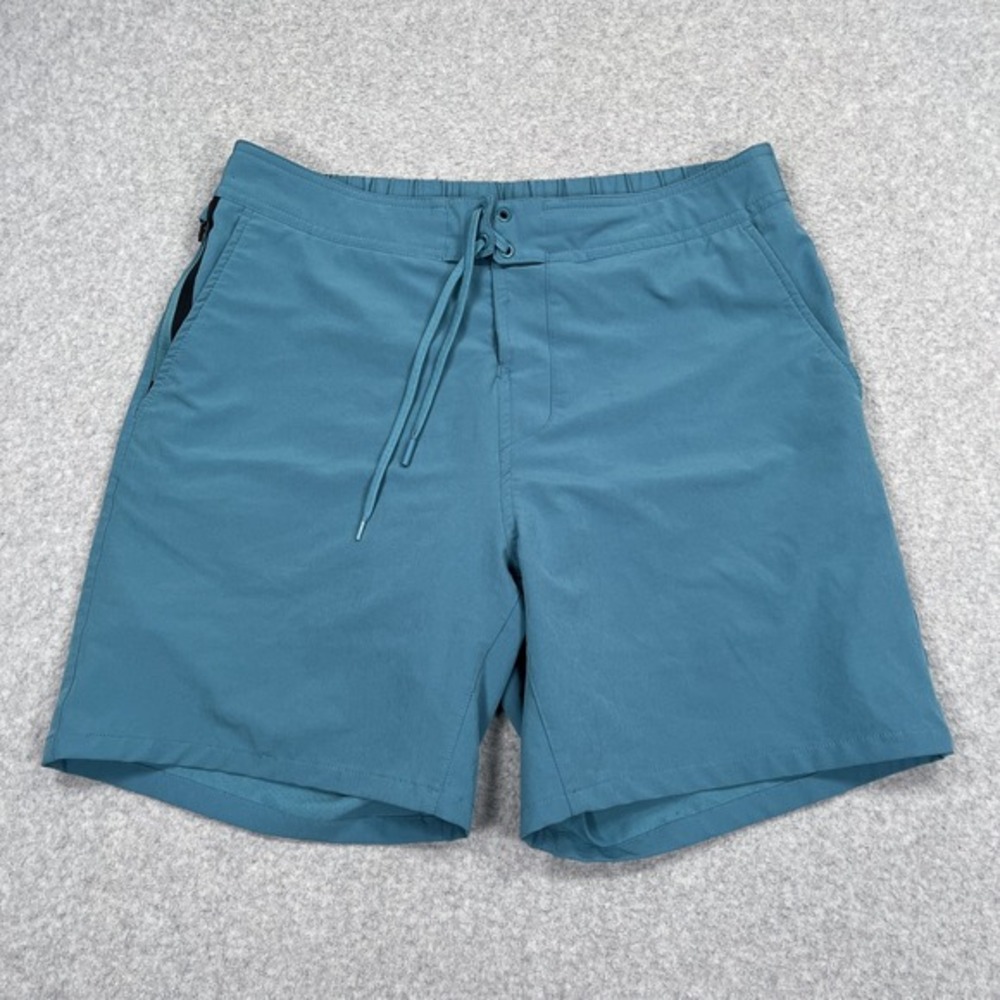 Ten Thousand The Foundation Short Mens Large Teal 7" Lined Athletic Training Gym